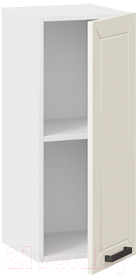 Шкаф навесной для кухни ТриЯ Лорас 1В3 (белый/холст брюле)