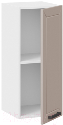 Шкаф навесной для кухни ТриЯ Лорас 1В3 (белый/холст латте)