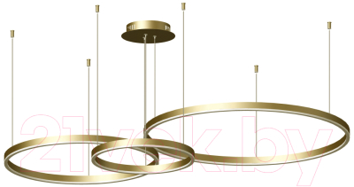 Потолочный светильник Kinklight Тор 08223.33P(4000K) (матовое золото) - фото