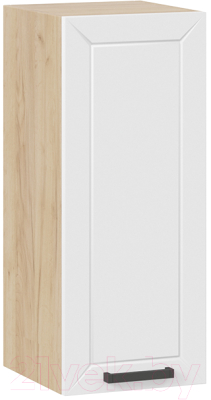 Шкаф навесной для кухни ТриЯ Лорас 1В3 (дуб крафт золотой/холст белый) - фото