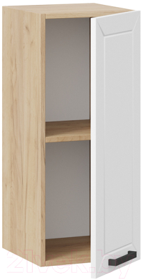 Шкаф навесной для кухни ТриЯ Лорас 1В3 (дуб крафт золотой/холст белый)