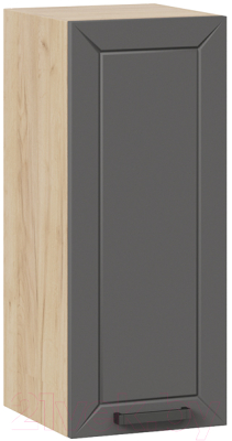 Шкаф навесной для кухни ТриЯ Лорас 1В3 (дуб крафт золотой/холст вулкан) - фото