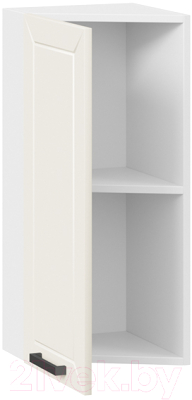 Шкаф навесной для кухни ТриЯ Лорас 1В3Т (белый/холст брюле)