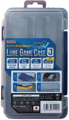 Коробка рыболовная Meiho Lure Game Case J / LR-GAME-J (175x105x18) - фото