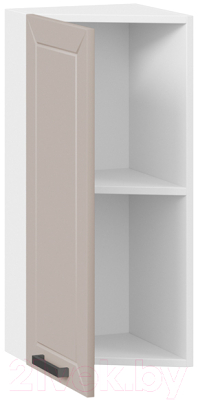 Шкаф навесной для кухни ТриЯ Лорас 1В3Т (белый/холст латте)