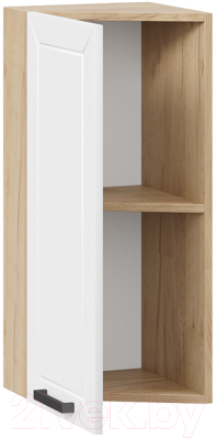 Шкаф навесной для кухни ТриЯ Лорас 1В3Т (дуб крафт золотой/холст белый)