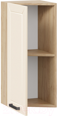 Шкаф навесной для кухни ТриЯ Лорас 1В3Т (дуб крафт золотой/холст брюле)