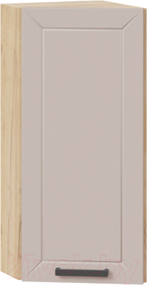 Шкаф навесной для кухни ТриЯ Лорас 1В3Т (дуб крафт золотой/холст латте) - фото