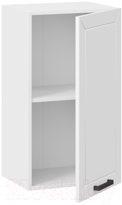 Шкаф навесной для кухни ТриЯ Лорас 1В4 (белый/холст белый)