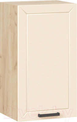 Шкаф навесной для кухни ТриЯ Лорас 1В4 (дуб крафт золотой/холст брюле) - фото