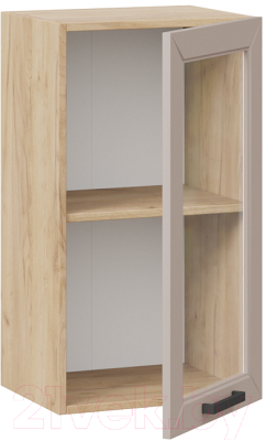 Шкаф навесной для кухни ТриЯ Лорас 1В4С (дуб крафт золотой/холст латте)