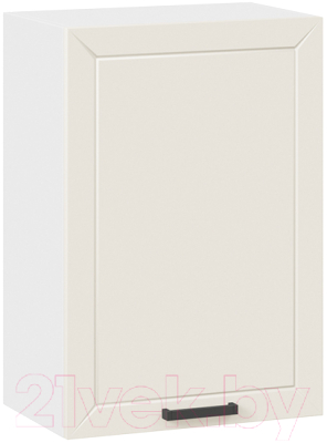 Шкаф навесной для кухни ТриЯ Лорас 1В5 (белый/холст брюле) - фото