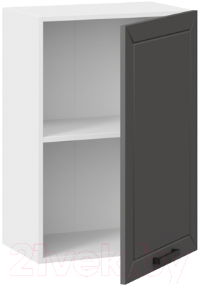 Шкаф навесной для кухни ТриЯ Лорас 1В5 (белый/холст вулкан)