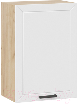 Шкаф навесной для кухни ТриЯ Лорас 1В5 (дуб крафт золотой/холст белый) - фото
