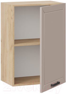 Шкаф навесной для кухни ТриЯ Лорас 1В5 (дуб крафт золотой/холст латте)