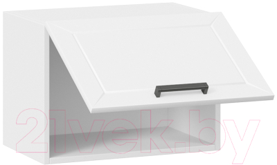 Шкаф под вытяжку ТриЯ Лорас 1В5Г (белый/холст белый)