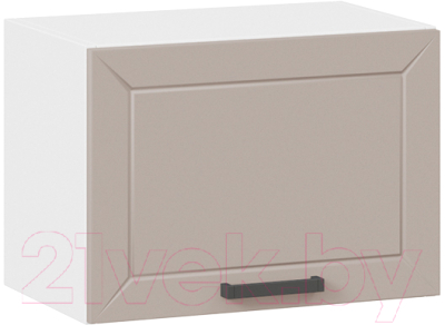 Шкаф под вытяжку ТриЯ Лорас 1В5Г (белый/холст латте) - фото