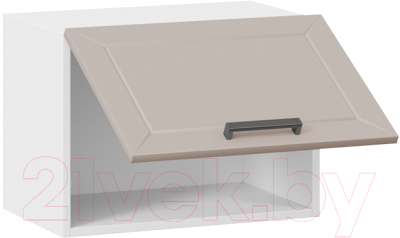 Шкаф под вытяжку ТриЯ Лорас 1В5Г (белый/холст латте)