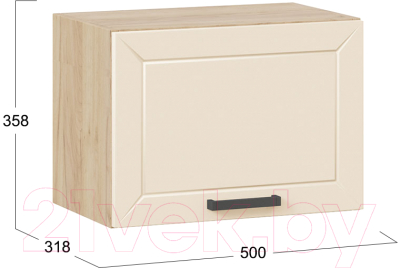 Шкаф под вытяжку ТриЯ Лорас 1В5Г (дуб крафт золотой/холст брюле)