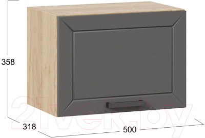 Шкаф под вытяжку ТриЯ Лорас 1В5Г (дуб крафт золотой/холст вулкан)