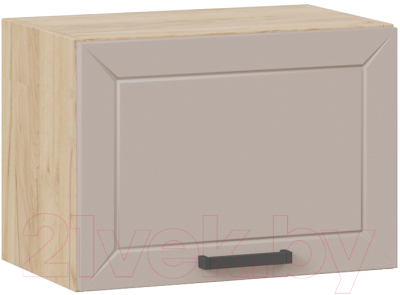 Шкаф под вытяжку ТриЯ Лорас 1В5Г (дуб крафт золотой/холст латте) - фото