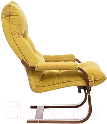 Кресло мягкое Импэкс Leset Оливер (орех текстура/V 28)