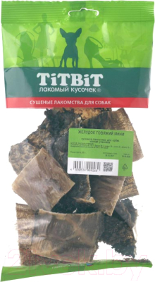 Лакомство для собак TiTBiT Dent Желудок говяжий мини / 9260 - фото