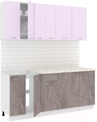 Готовая кухня Кортекс-мебель Корнелия Лира-лайт 1.9м - фото