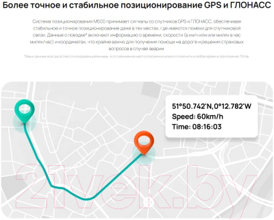 Автомобильный видеорегистратор 70mai Dash Cam M500 32Gb