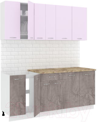 Готовая кухня Кортекс-мебель Корнелия Лира-лайт 1.9м - фото
