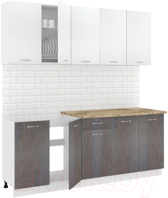 Готовая кухня Кортекс-мебель Корнелия Лира-лайт 2.0м - фото
