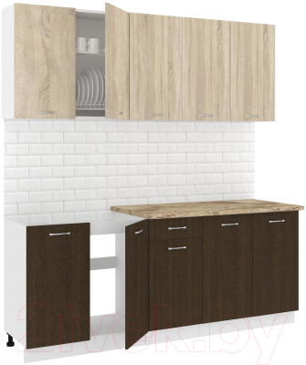 Готовая кухня Кортекс-мебель Корнелия Лира-лайт 2.0м - фото