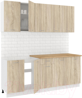 Готовая кухня Кортекс-мебель Корнелия Лира-лайт 2.0м - фото