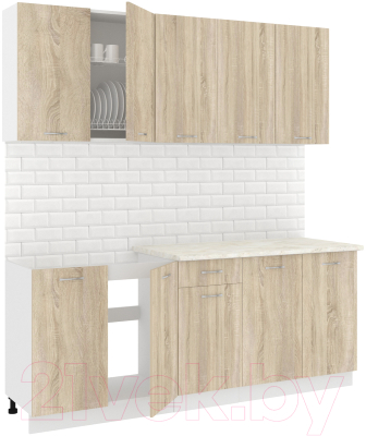 Готовая кухня Кортекс-мебель Корнелия Лира-лайт 2.0м - фото