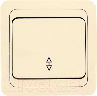 Выключатель EKF Лондон 1кл 10А проходной / EEV10-025-20 - фото