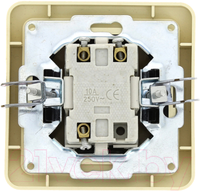 Выключатель EKF Лондон 1кл 10А проходной / EEV10-025-20