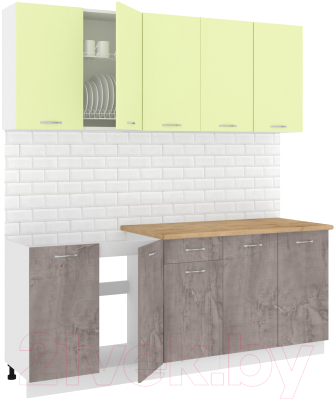 Готовая кухня Кортекс-мебель Корнелия Лира-лайт 2.0м - фото