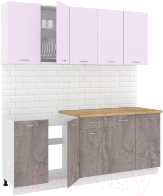 Готовая кухня Кортекс-мебель Корнелия Лира-лайт 2.0м - фото