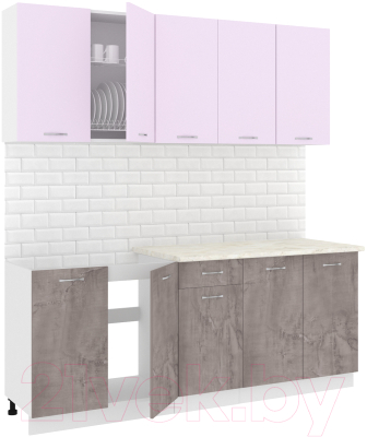 Готовая кухня Кортекс-мебель Корнелия Лира-лайт 2.0м - фото