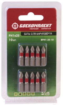 Набор бит Боекомплект BPH1-25-10 - фото