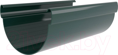 Желоб Grand Line ПВХ Дизайн 135 RAL 6005 - фото