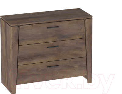 Комод Мебельград Мальта 3 ящика (таксония) - фото