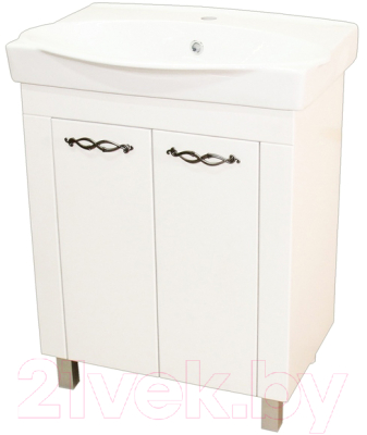 Тумба под умывальник СанитаМебель Джаст 62.650 - фото