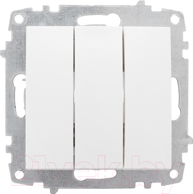 Выключатель EKF Милан 3кл 10А / EMV10-024-10 - фото