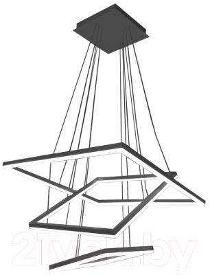 Потолочный светильник Kinklight Альтис 08201.19(4000К) (черный) - фото