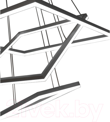 Потолочный светильник Kinklight Альтис 08201.19(4000К) (черный)