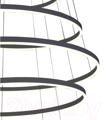 Потолочный светильник Kinklight Тор 08537.19(4000K) (черный)