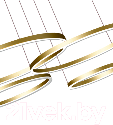 Потолочный светильник Kinklight Тор 08204.33P (матовое золото)