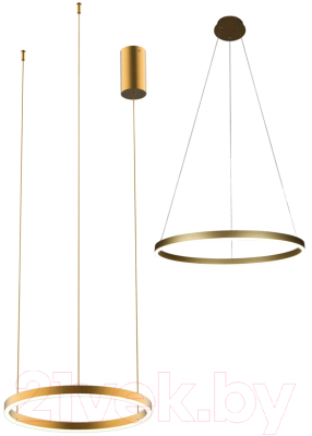 Потолочный светильник Kinklight Тор 08212.33P(3000K) (матовое золото) - фото