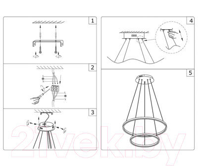 Потолочный светильник Kinklight Тор 08219.33(3000K) (матовое золото)